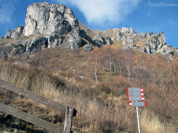 il monte Grona visto dal Rifugio Menaggio